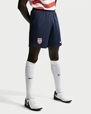 USMNT 2026 Stadium Home Men's Nike Dri-FIT Soccer Replica Shorts Midnight Navy/Sail [100% polyester, Machine wash, XS-3XL]