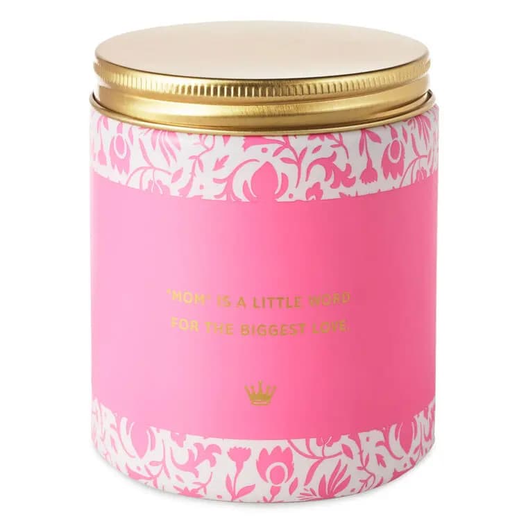 Best Mom Ever Dahlia and Jasmine Scented Jar Candle, 7 oz. [On front: Best Mom Ever; On back: "M, 7 oz.; 2.62'' W x 3.62'' H x 2.62'', 1, Candle]