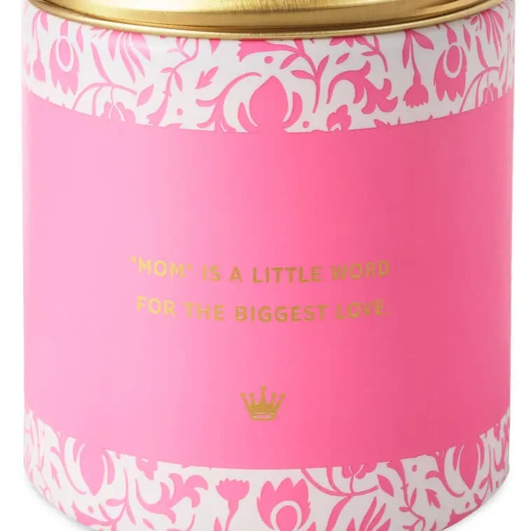 Best Mom Ever Dahlia and Jasmine Scented Jar Candle, 7 oz. [On front: Best Mom Ever; On back: "M, 7 oz.; 2.62'' W x 3.62'' H x 2.62'', 1, Candle]