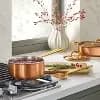 Hearth & Hand with Magnolia 2.1qt 7" 2pc Stainless Steel Sauce Pan Copper - Hearth & Hand™ with Magnolia [7 Inches, 2.7 Pounds, Stainless Steel]