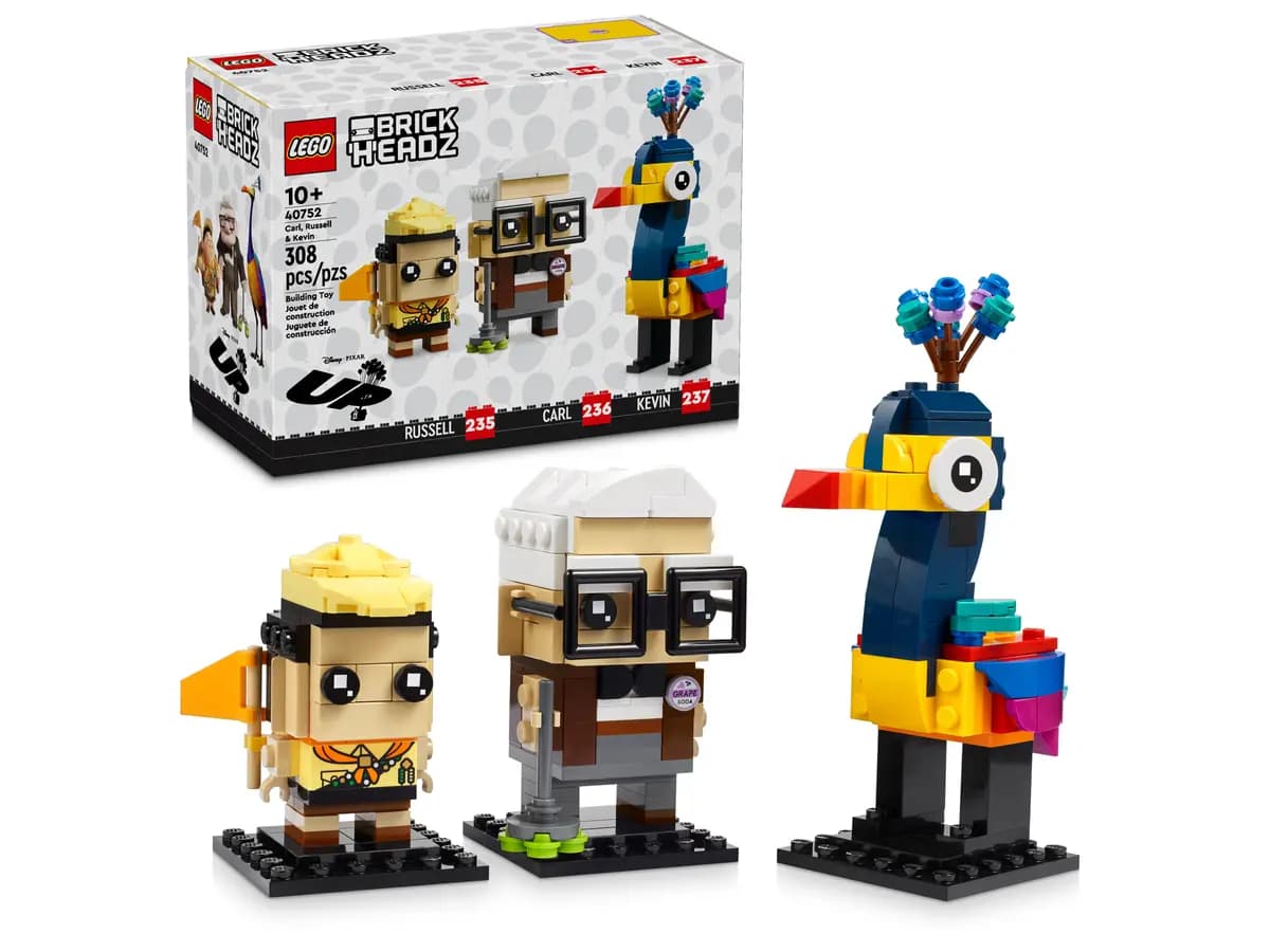 LEGO Carl, Russell & Kevin 40752 [308 pieces, ages 10+, BrickHeadz]