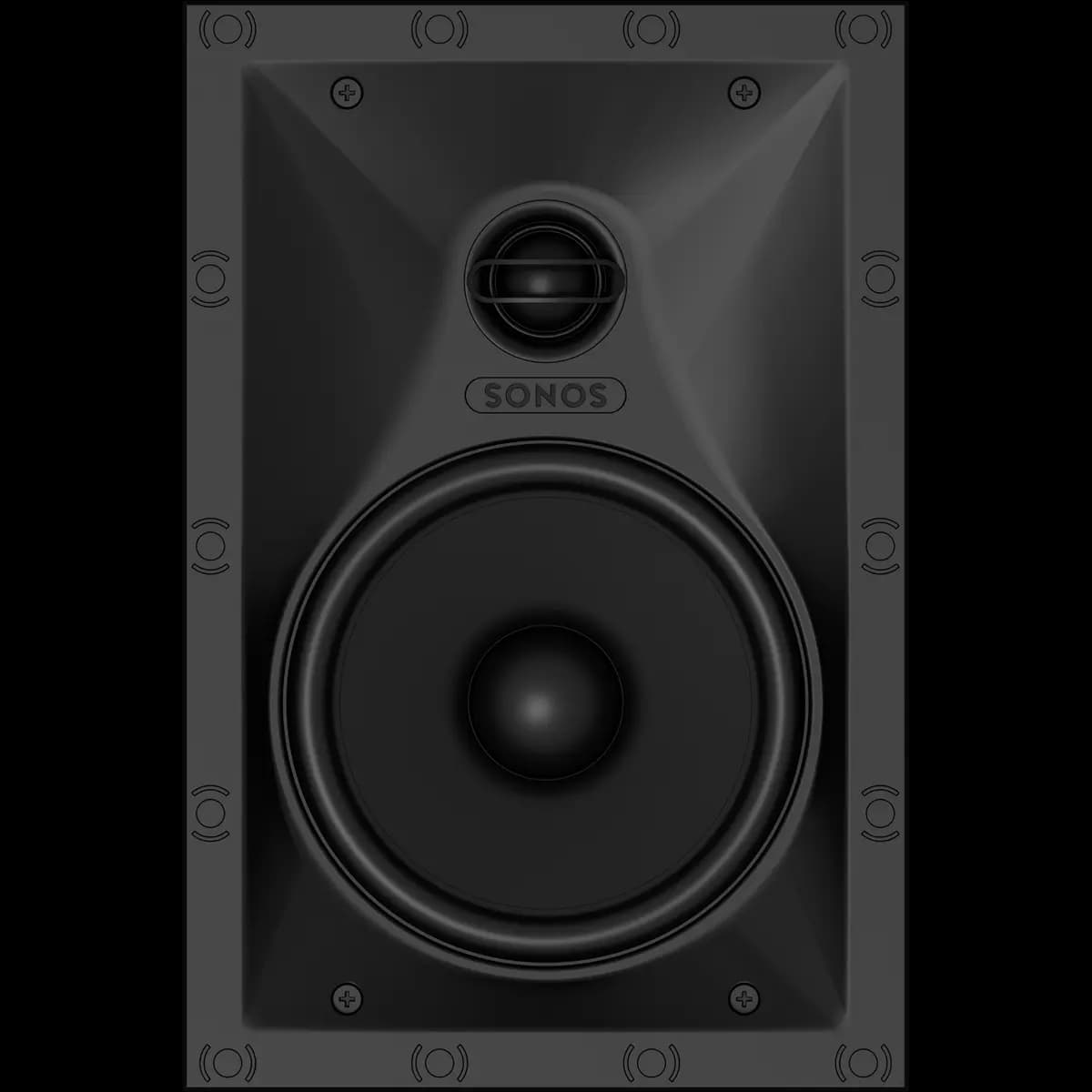 Sonos In-Wall Speakers by Sonos and Sonance [44Hz - 20KHZ (±3dB), 8 Ohms, 89dB SPL (2.83V/1m)]