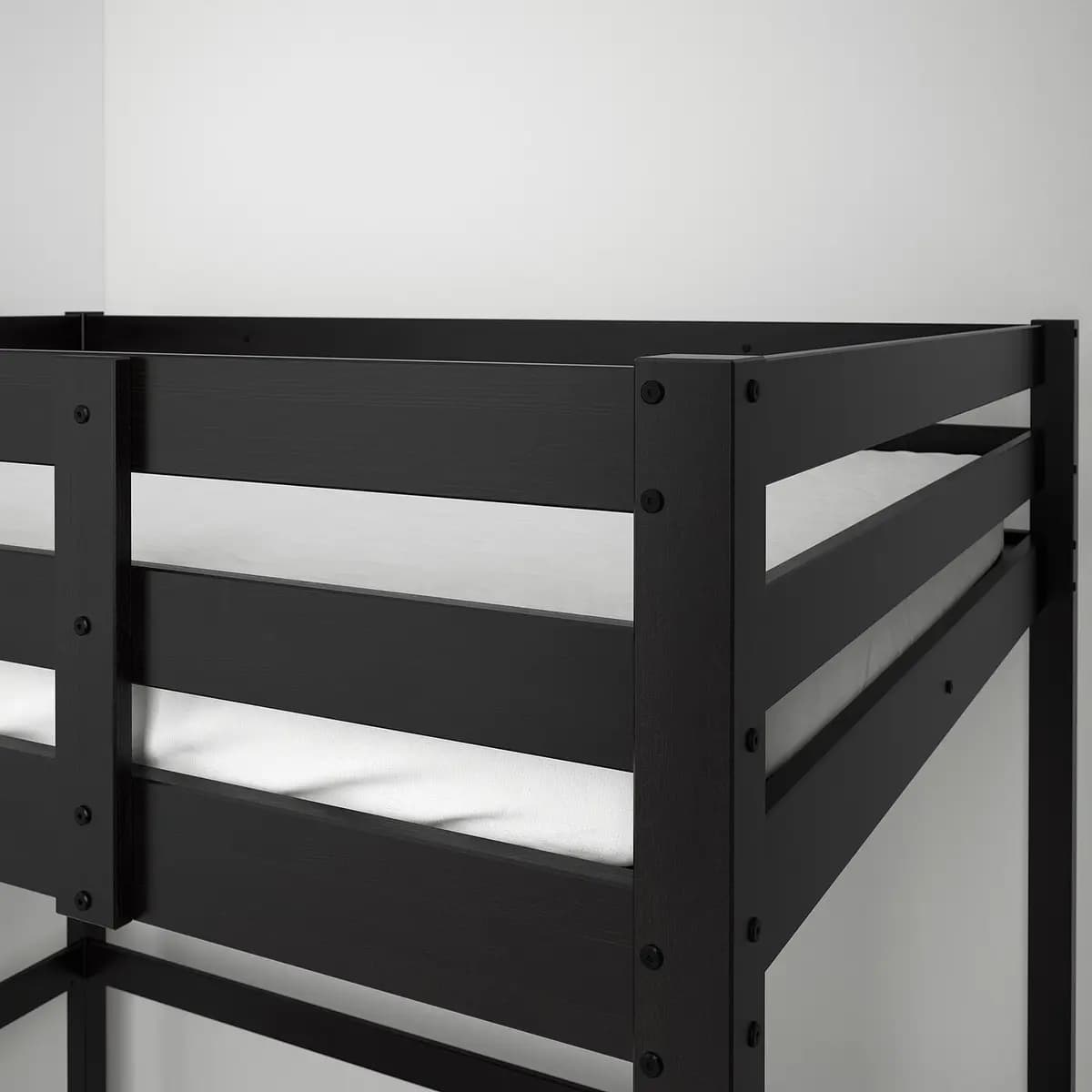 IKEA STORÅ Loft bed frame, black [Width 57 7/8 ", Height 84 1/4 ", Length 79 7/8 "]