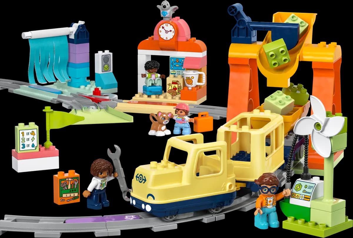LEGO Big Interactive Community Train 10428 [103 pieces, ages 3+, DUPLOÃƒÆ’Ã†â€™ÃƒÂ¢Ã¢â€šÂ¬Ã…Â¡ÃƒÆ’Ã¢â‚¬Å¡Ãƒâ€šÃ‚Â®]