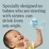 Tommee Tippee 8oz Weighted Starter Straw Sippy Cup - Blue & Green - 2pk [Dimensions (Overall) 7.52 Inches (H) x 4.5 Inches (W), Finish No Surface Treatment, Lid Material Plastic, C