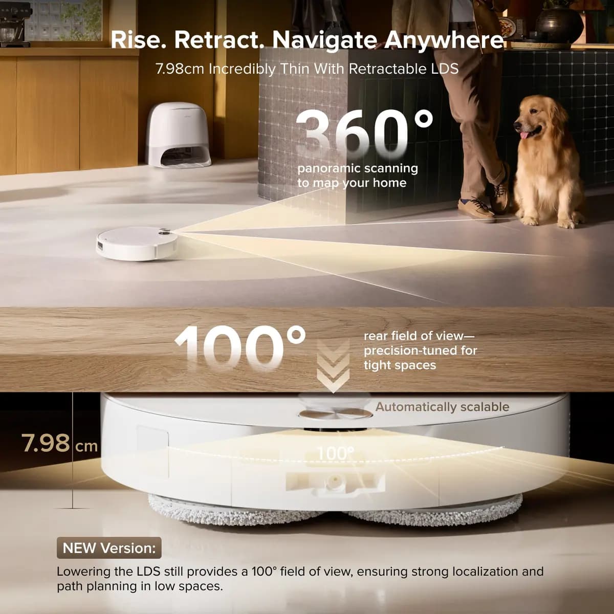 Roborock Qrevo CurvX [22,000 Pa, 3.14 in, 6400 mAh]