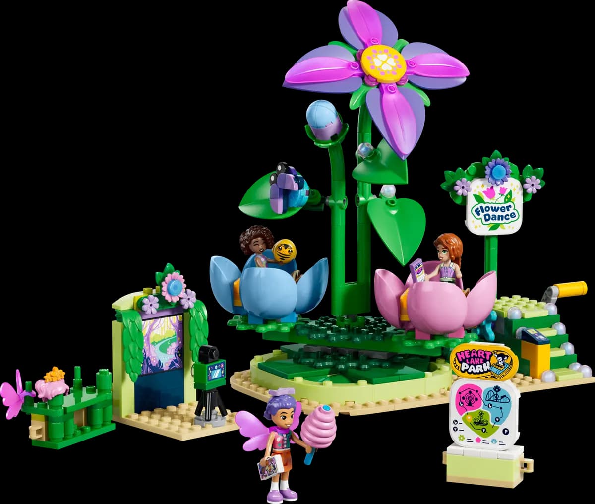 LEGO Spinning Flower & Fairy Teacup Ride 42702 [321 pieces, ages 7+, Friends]