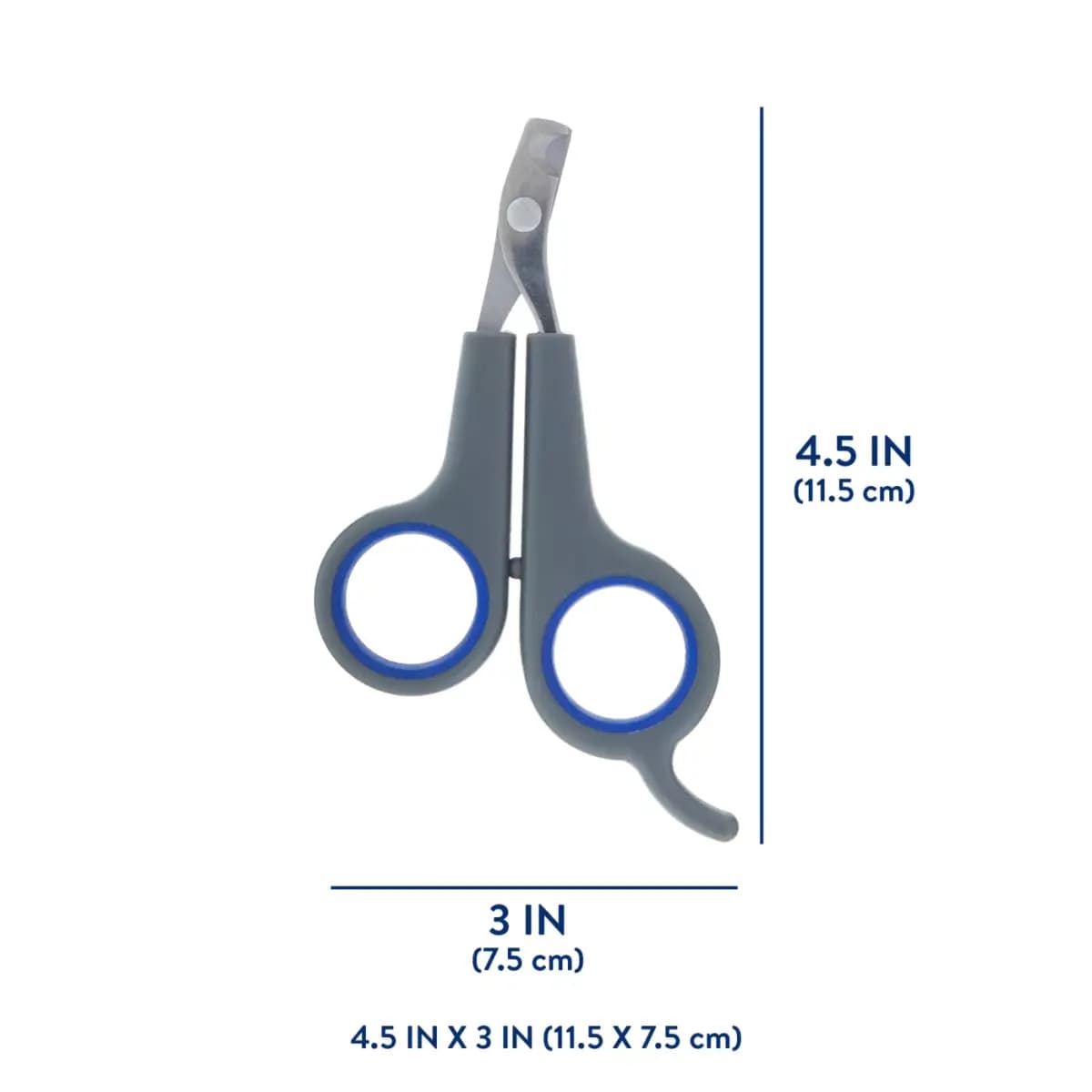 Top Paw® X-Small Pet Nail Clipper, for Small Pet [Brand Top Paw, Includes 1 Clipper, Intended Pet(s) X-Small - Small Dogs, Color Blue, Grey, Silver]