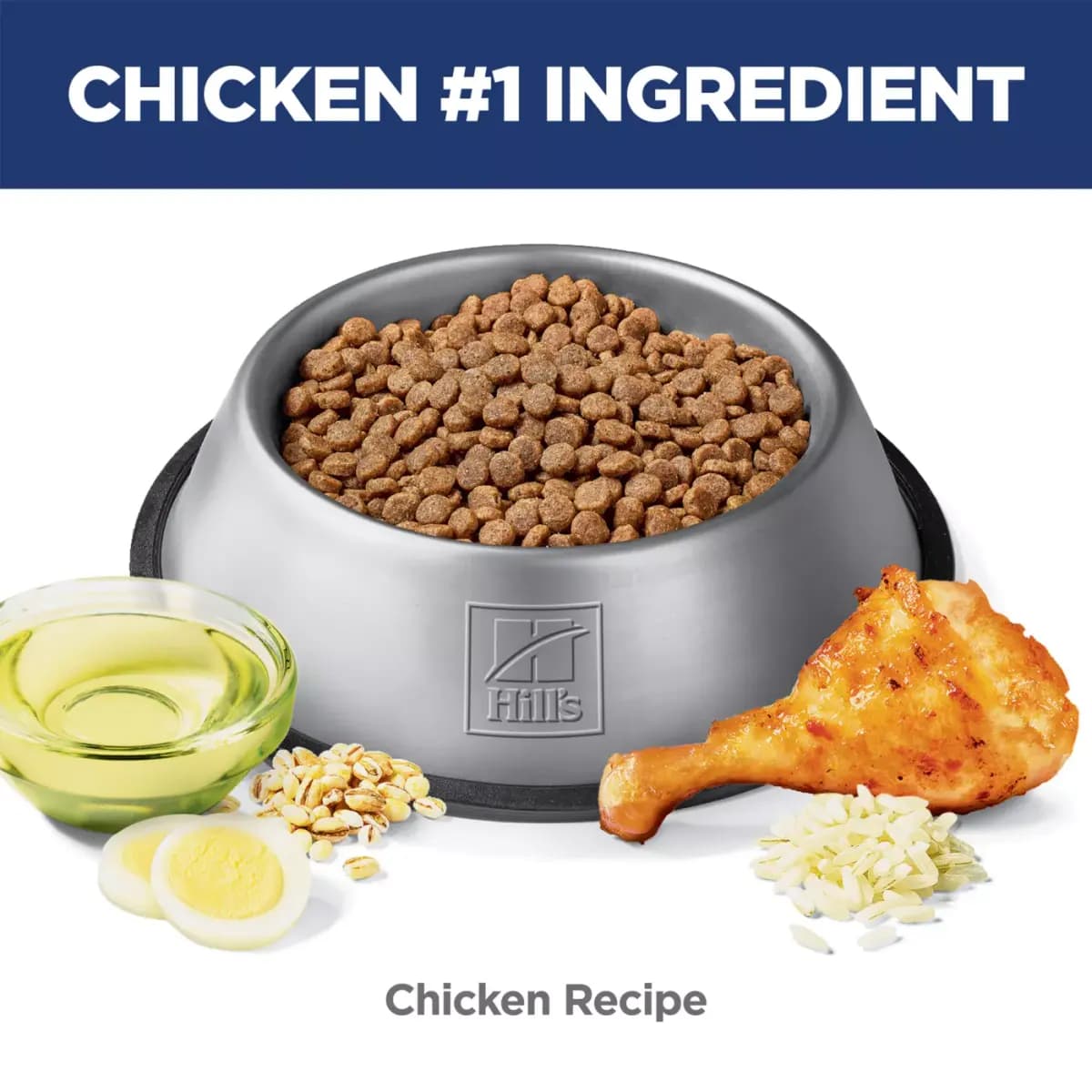 Hill's® Science Diet® Sensitive Stomach & Skin Small & Mini Adult Dog Dry Food - Chicken & Rice [Species Canine, Brand Science Diet, Food Type Small kibble, Breed Size Canine|Adult