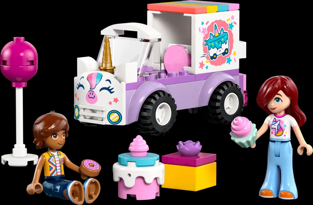 LEGO Unicorn Cake Delivery Car 42675 [67 pieces, ages 4+, Friends]