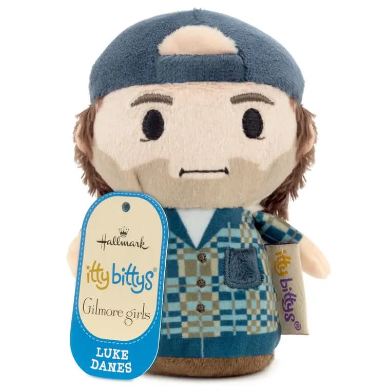 itty bittys Gilmore Girls Luke Plush [Gilmore Girls itty bittys Luke plush, Plush Luke makes a great gift for Gi, To clean, wipe with damp cloth., Remove all tags and fasteners bef