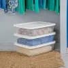 28qt Clear Under Bed Storage Box White - Brightroom™ [Plastic, 28 Quart, Portable, Stackable, Lidded]