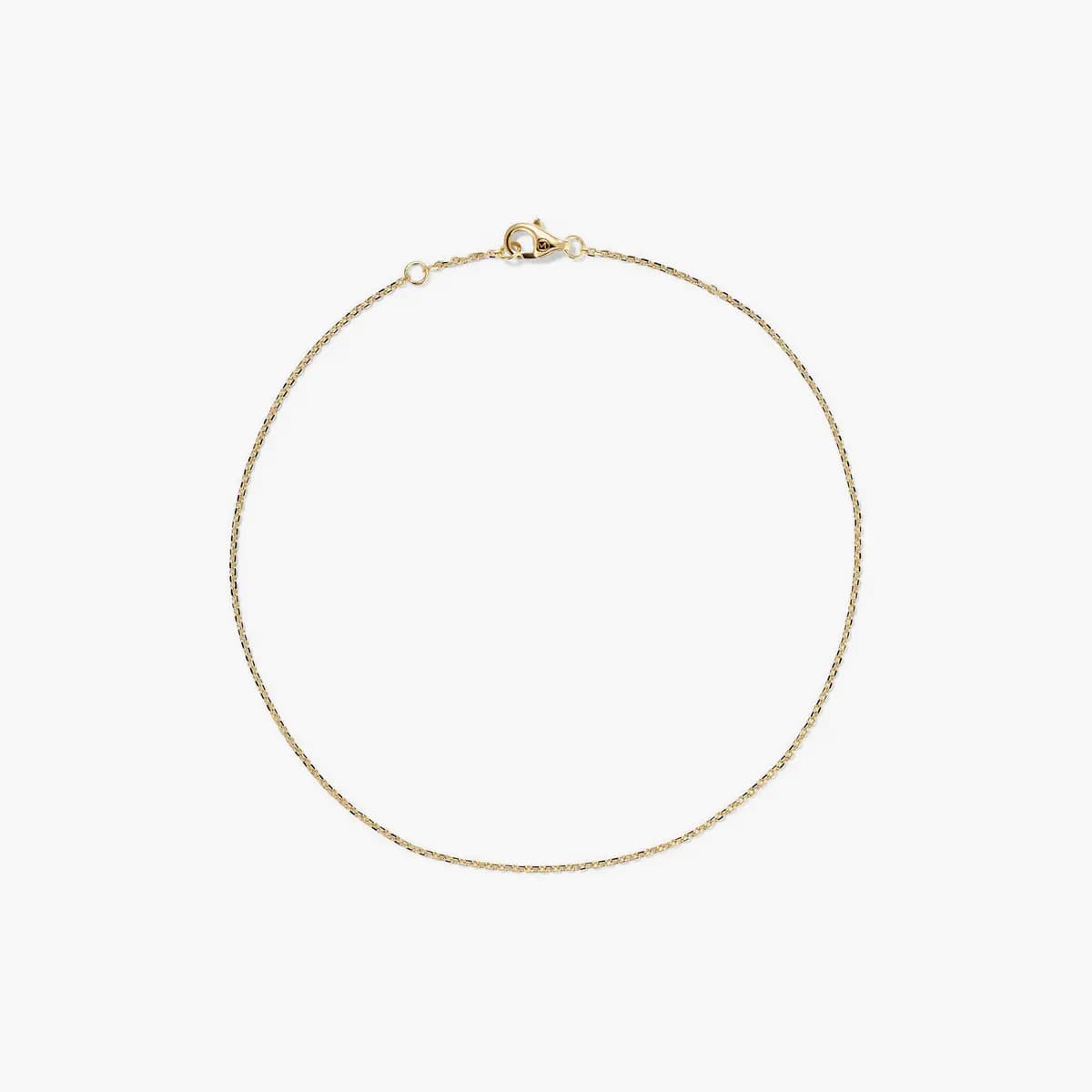 Mejuri Chain Anklet 14k Yellow Gold [14k Yellow Gold, 1.05 mm]