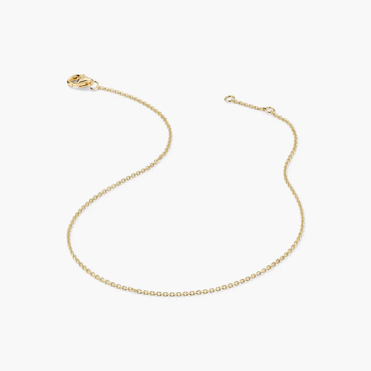 Mejuri Chain Anklet 14k Yellow Gold [14k Yellow Gold, 1.05 mm]