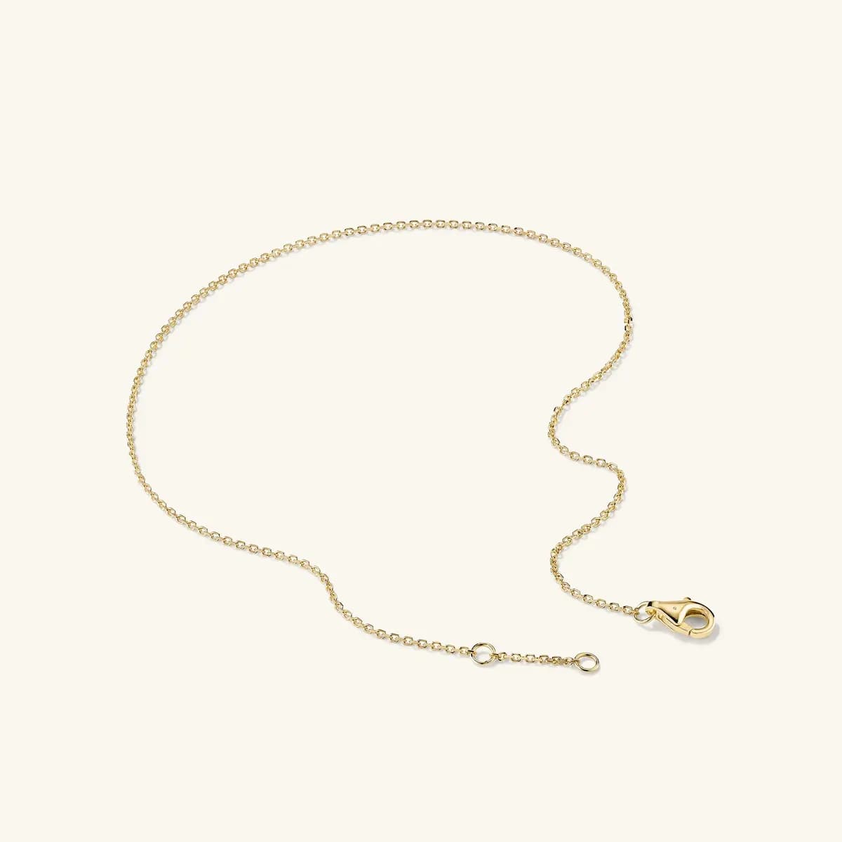 Mejuri Chain Anklet 14k Yellow Gold [14k Yellow Gold, 1.05 mm]