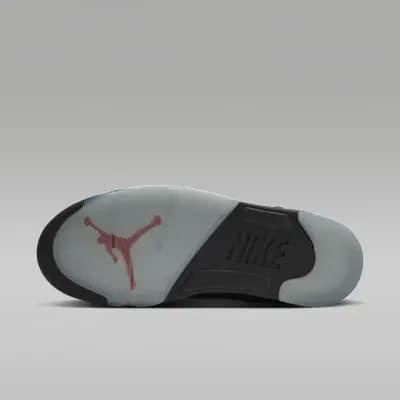 Air Jordan 5 Retro "Halloween" Men's Shoes Black/Picante Red/Glow In The Dark/Black [Black/Picante Red/Glow In The Dark/Black, Foam midsole, Glow-in-the-dark details]
