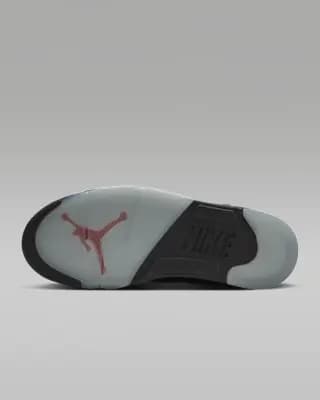 Air Jordan 5 Retro "Halloween" Men's Shoes Black/Picante Red/Glow In The Dark/Black [Black/Picante Red/Glow In The Dark/Black, Foam midsole, Glow-in-the-dark details]