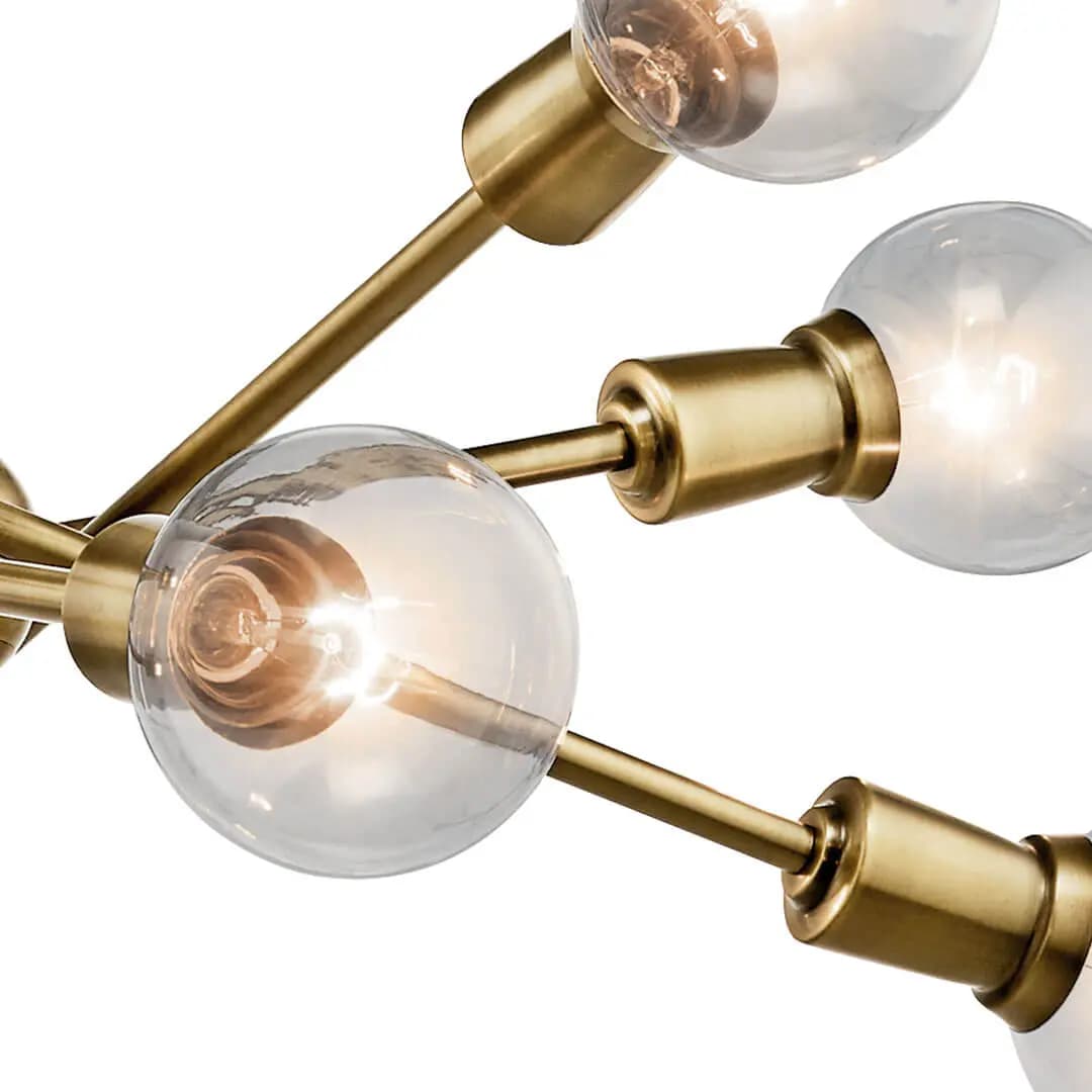 Kichler Armstrong Chandelier Black (43118BK) [Attribute 8-Light, Diameter 30, Height 26]