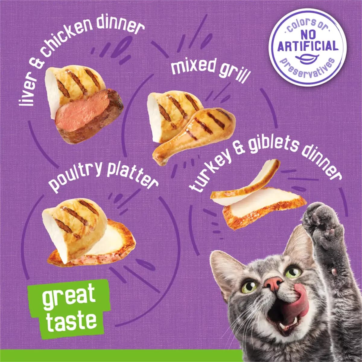 Friskies Pate Friskies® Poultry Pate Adult Cat Wet Food - Variety Pack, 5.5 Oz, 32 Count [Features & Benefits Four delicious Friskies cat food flavors, Item Number 5237486, Brand F