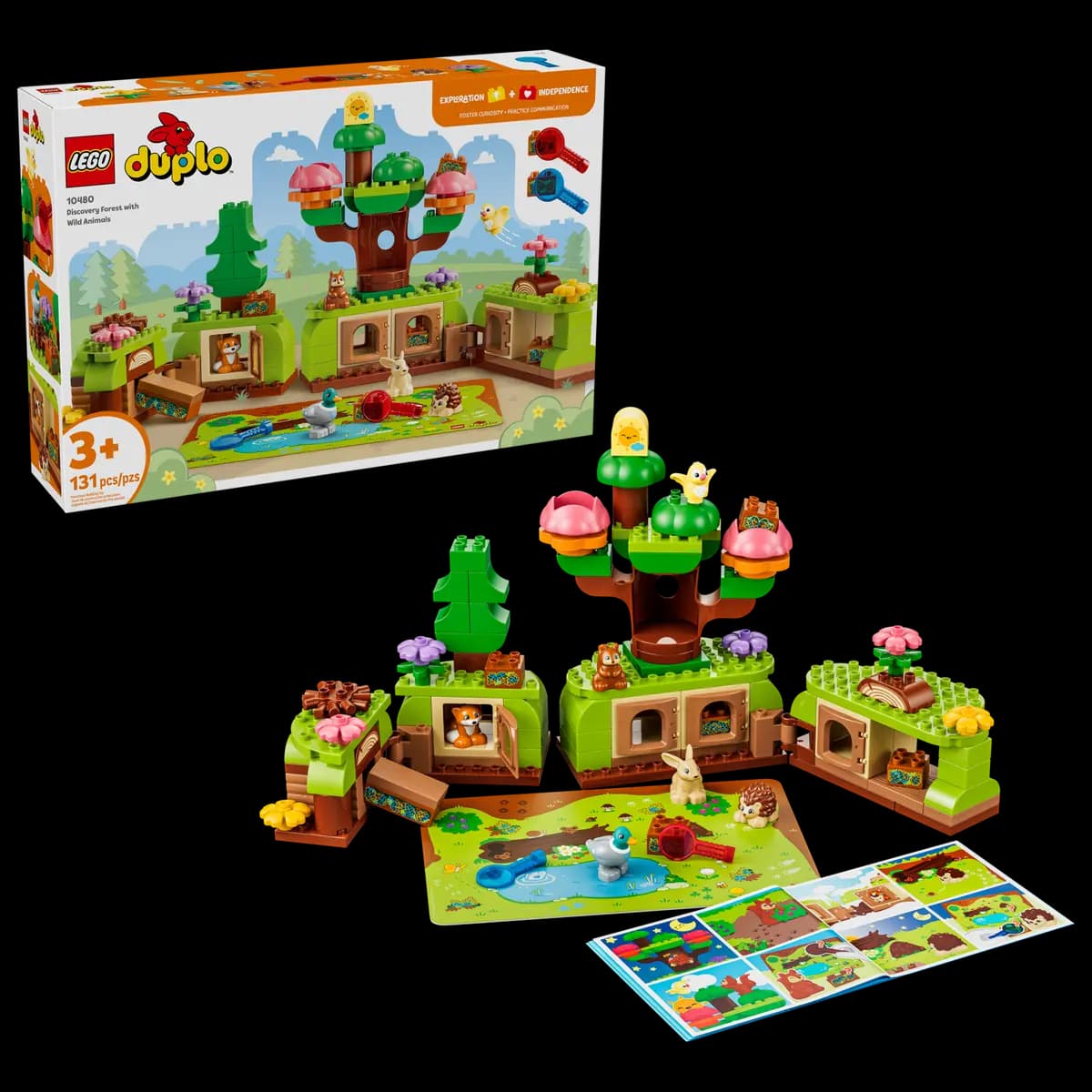 LEGO Discovery Forest with Wild Animals 10480 [131 pieces, ages 3+, DUPLO®]