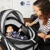 Dream On Me Karley Bassinet - Black [Dimensions (Overall) 37 Inches (H) x 19.5 Inches (W) x 33 Inc, Weight 12.4 Pounds, Holds up to 25 Pounds, Material Plastic (Frame)]