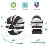 Dream On Me Karley Bassinet - Black [Dimensions (Overall) 37 Inches (H) x 19.5 Inches (W) x 33 Inc, Weight 12.4 Pounds, Holds up to 25 Pounds, Material Plastic (Frame)]