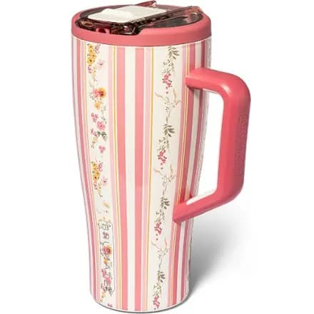 BruMate Era Flip Tumbler - 30 fl. oz. Cascading Florals [Casual Travel, 0.9 liters, 30 fluid ounces]