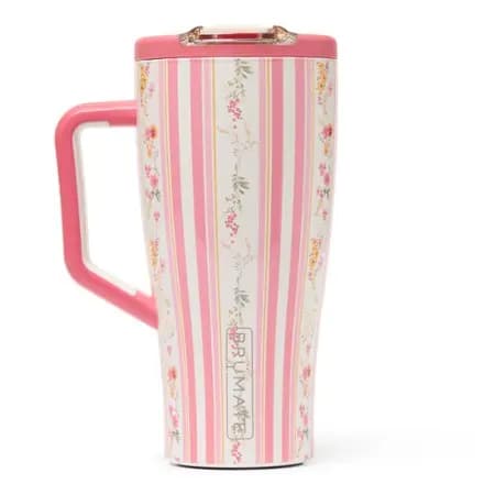 BruMate Era Flip Tumbler - 30 fl. oz. Cascading Florals [Casual Travel, 0.9 liters, 30 fluid ounces]