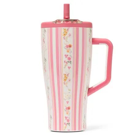 BruMate Era Flip Tumbler - 30 fl. oz. Cascading Florals [Casual Travel, 0.9 liters, 30 fluid ounces]