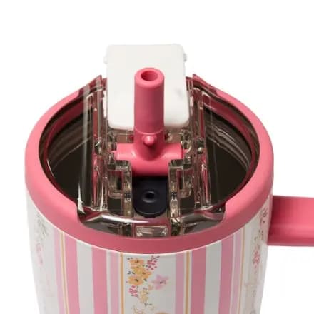 BruMate Era Flip Tumbler - 30 fl. oz. Cascading Florals [Casual Travel, 0.9 liters, 30 fluid ounces]