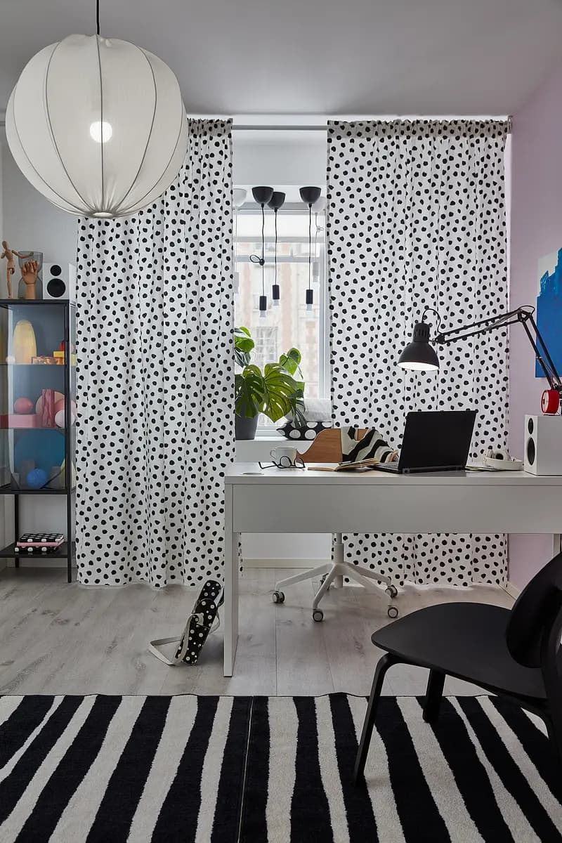 IKEA MICKE Desk, white 55 7/8x19 5/8 " [Max. load 110 lb, Maximum load/drawer 7 lb, Width 55 7/8 "]
