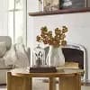 Hearth & Hand with Magnolia 12" Pleated Ceramic Vase Sour Cream - Hearth & Hand™ with Magnolia [5.29 Pounds, Ceramic, Stoneware, Novelty (shape)]