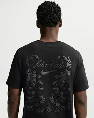 NikeCourt "Alex Eala" Tennis T-Shirt Black [100% cotton, Machine wash, S-XXL]