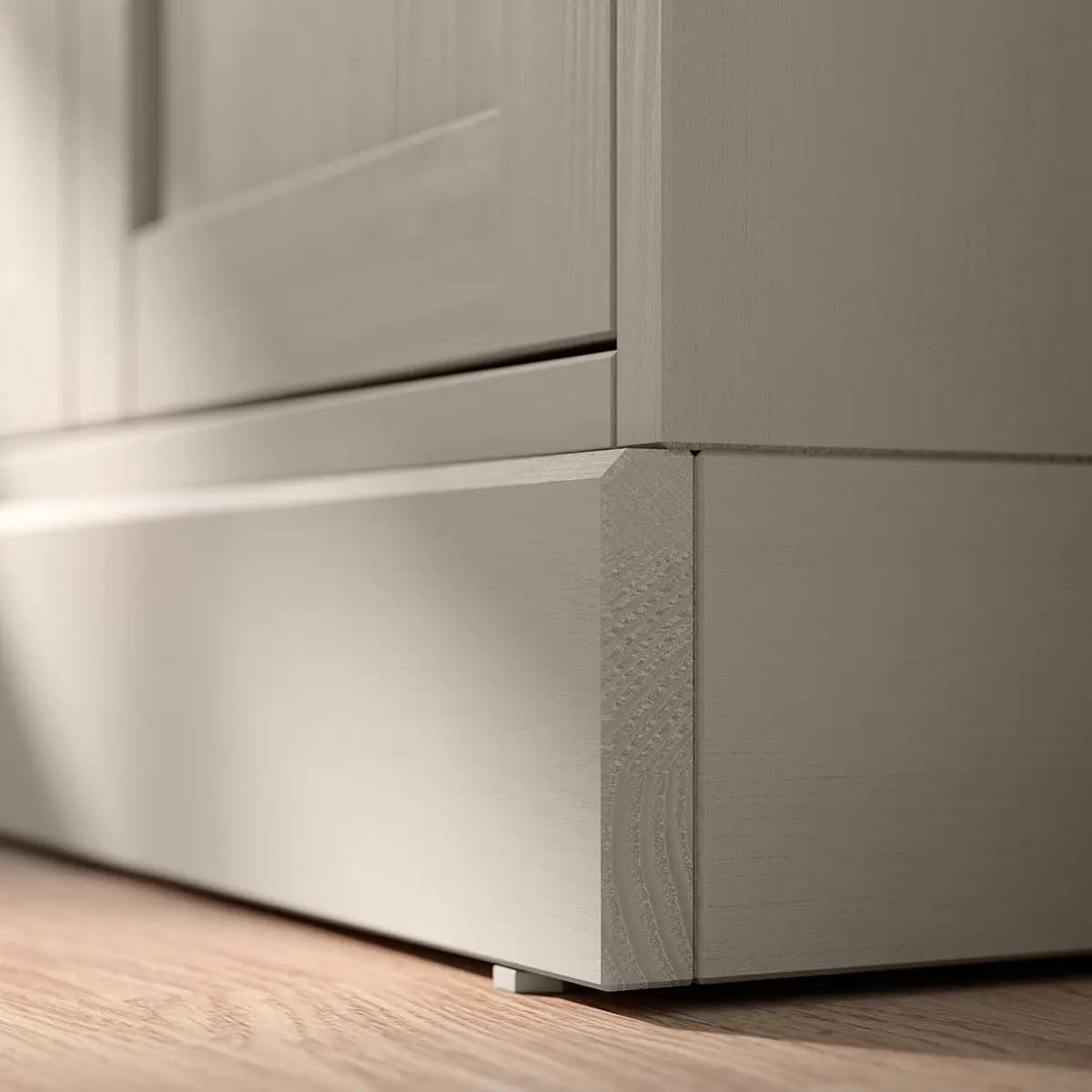 IKEA HAVSTA TV storage combination/glass doors, gray-beige 126 3/4x18 1/2x83 1/2 " [Width 126 3/4 ", Depth 18 1/2 ", Height 83 1/2 "]