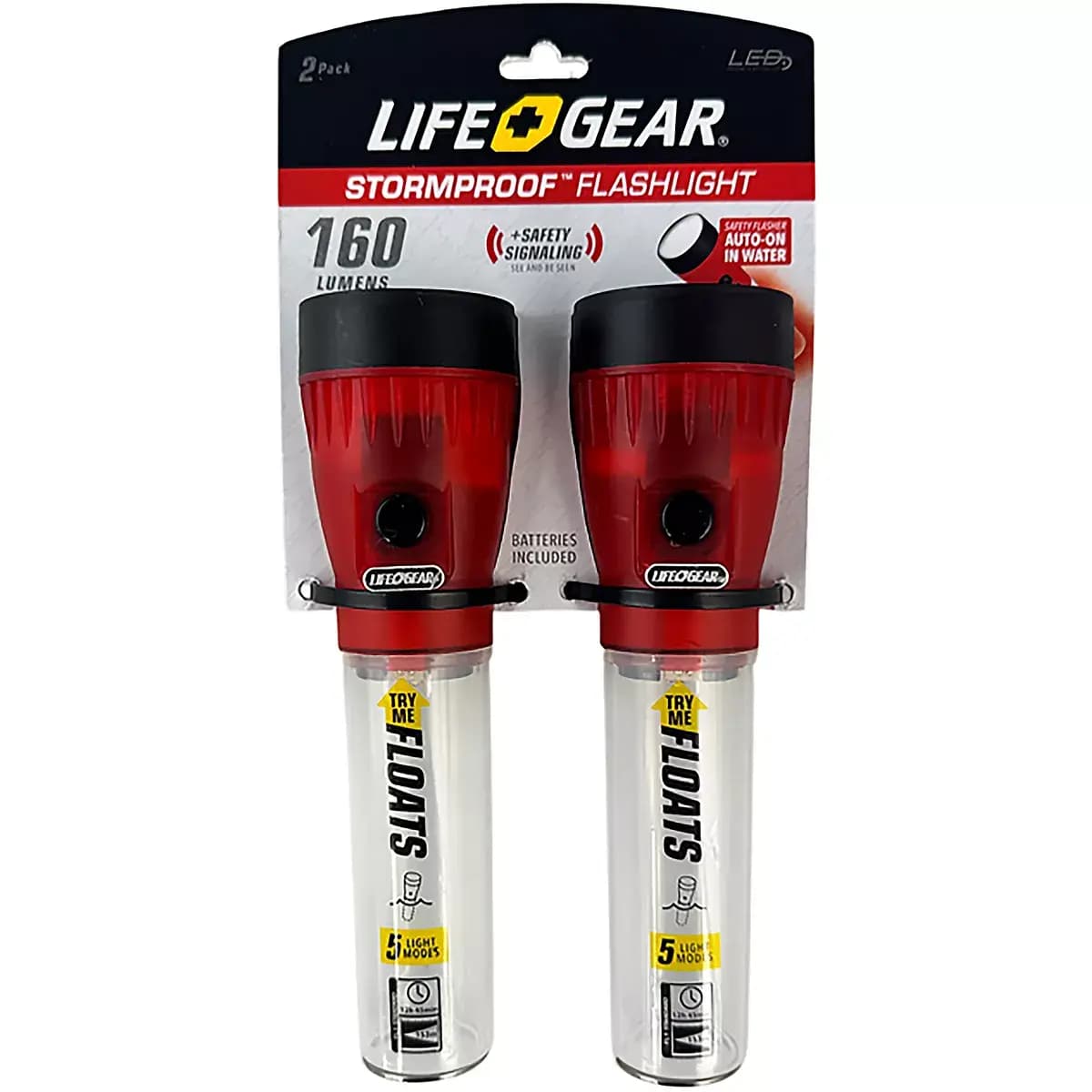 Life Life Gear 160 Lumen Flashlight and Lantern 2-Pack [Yes, 3, Lighting - Electric]
