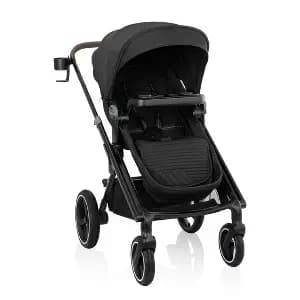 Evenflo Transformer Stroller and Wagon - Pitch Black [Dimensions (Overall) 41.5 Inches (H) x 24.5 Inches (W) x 38.2, Weight 30.7 Pounds, Holds up to 55 Pounds, Dimensions (Collapse