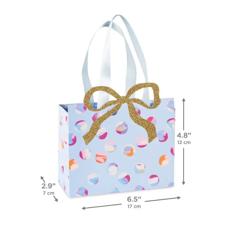 4.8\ [Material Paper gift bag with satin ribbon handles., Count 1, Item number 3EGB7963]