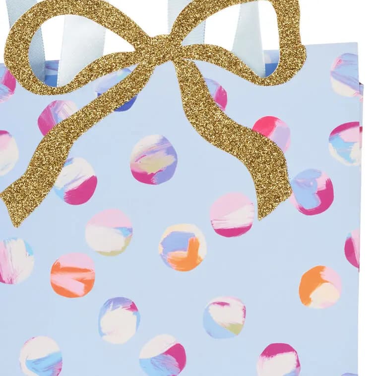 4.8\ [Material Paper gift bag with satin ribbon handles., Count 1, Item number 3EGB7963]
