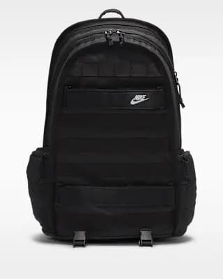 Nike Sportswear RPM Backpack (26L) Black/Black/White [100% polyester, Spot clean, ONE SIZE]