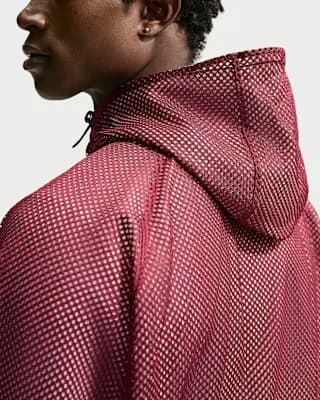 USMNT Men's Nike Dri-FIT Soccer Anthem Jacket Team Red/Sail/Sail [100% polyester, Machine wash, XS-3XL]