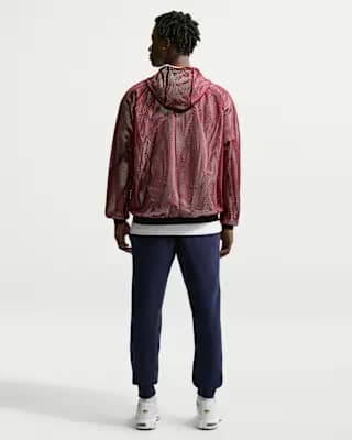 USMNT Men's Nike Dri-FIT Soccer Anthem Jacket Team Red/Sail/Sail [100% polyester, Machine wash, XS-3XL]