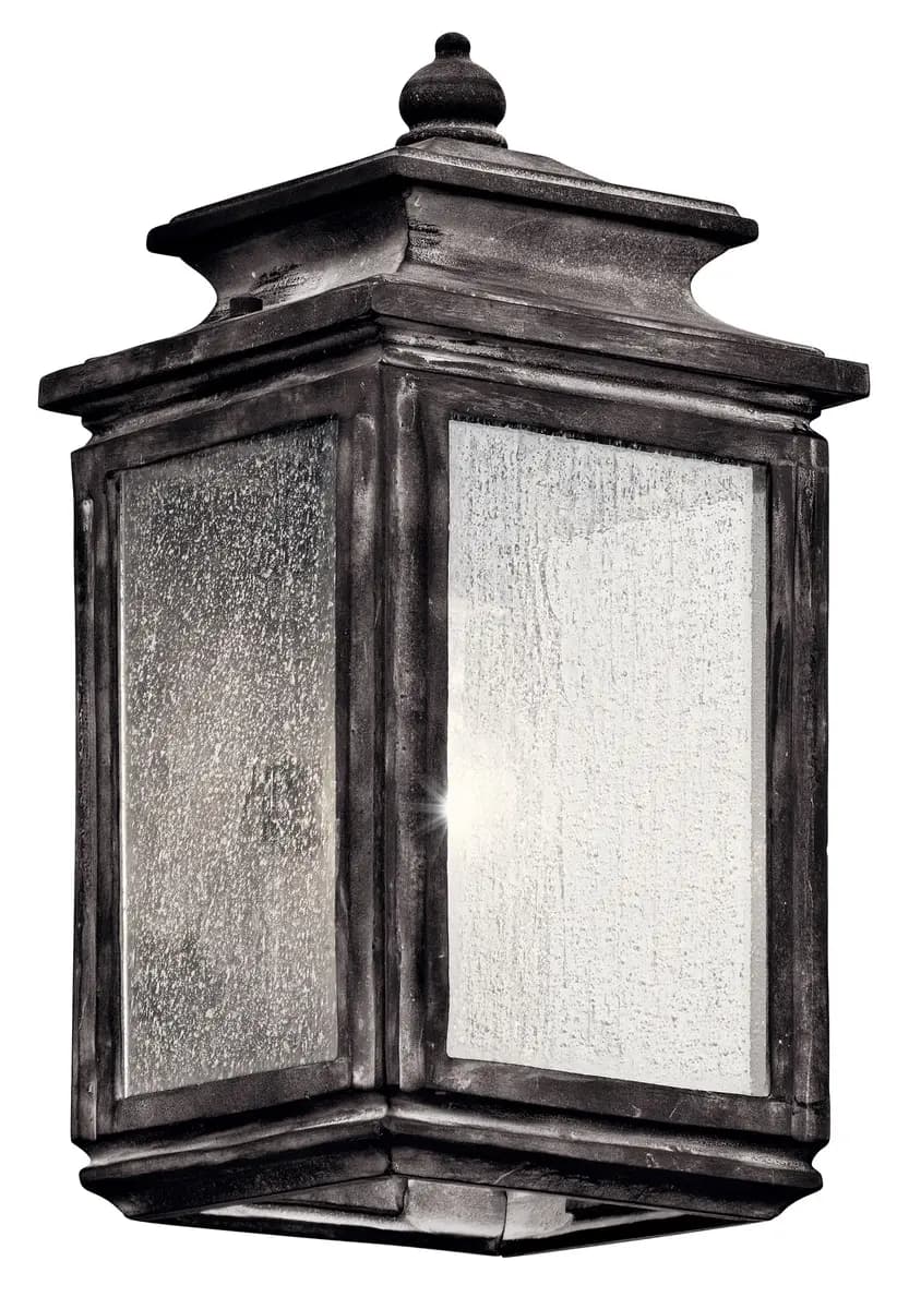 Kichler Wiscombe Park Outdoor Wall Light Olde BronzeÃƒâ€šÃ‚Â® (49503OZ) [Attribute 4-Light, Attribute Clear Seeded Glass, Depth 11.5]