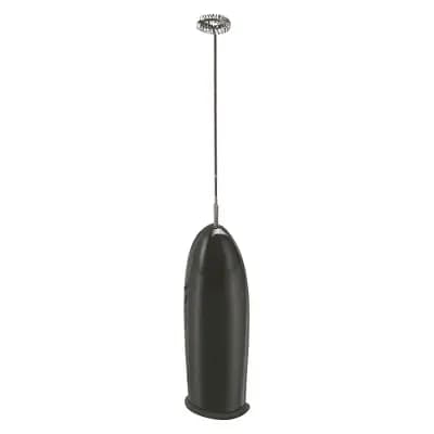 Bodum Schiuma Milk Frother - Black: Handheld Frother Wand for Coffee, Battery-Powered, Stainless Steel & Plastic [2 watts, Battery, 0 Ounces]