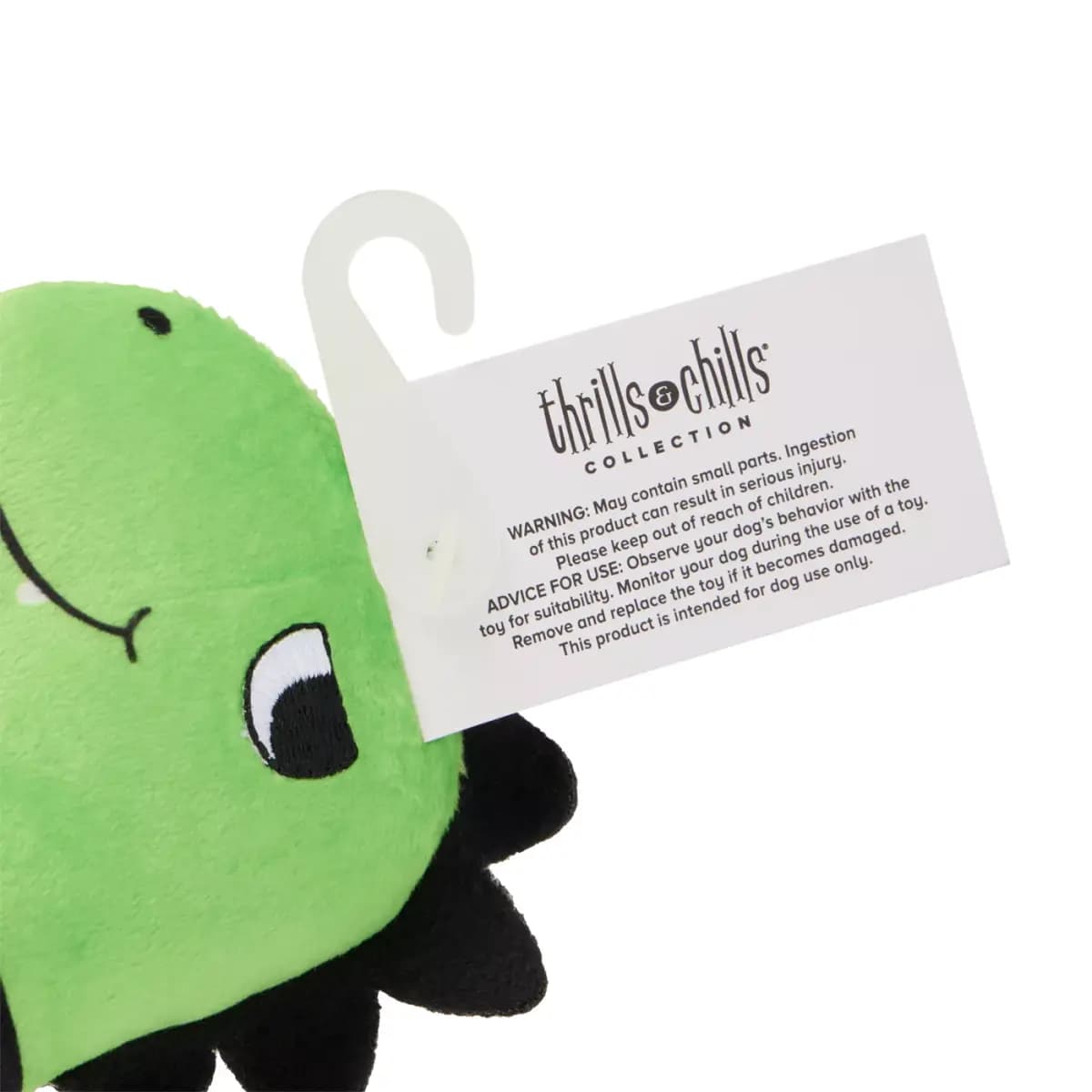 Thrills & Chills™ Halloween Plush Dinosaur Dog Toy [Brand Thrills & Chills®, Includes 1 Plush Toy, Intended For Dogs, Activity Fetch, Play, Noisemaking]
