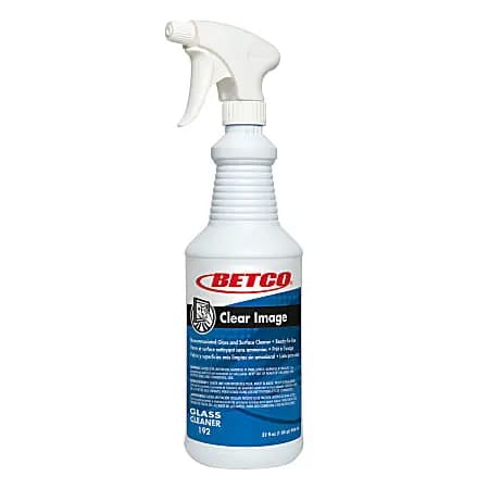 Betco® Clear Image RTU Glass Cleaner, 32 Oz Bottle, Case Of 12 [Fragrance Unscented, Number Of Containers 12, Size (container) 32 oz, antibacterial No]