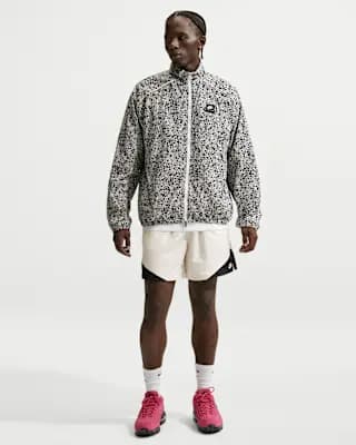 Nike Windrunner Men's Lightweight Woven Shorts Sail/Black/White [Sail/Black/White, Embroidered logo, Hand pockets]
