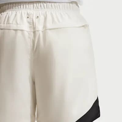 Nike Windrunner Men's Lightweight Woven Shorts Sail/Black/White [Sail/Black/White, Embroidered logo, Hand pockets]