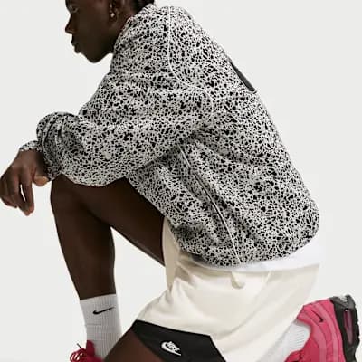 Nike Windrunner Men's Lightweight Woven Shorts Sail/Black/White [Sail/Black/White, Embroidered logo, Hand pockets]