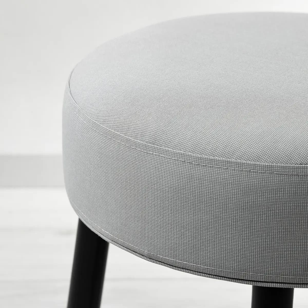 IKEA MÖRTFORS Pouf, Diseröd gray [Width 18 1/2 ", Height 17 3/8 ", Length 18 1/2 "]