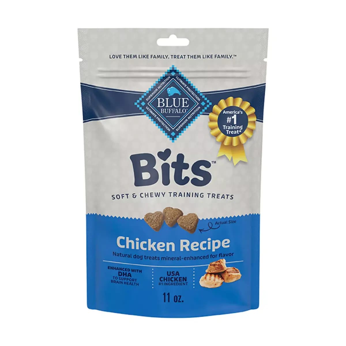 Blue Buffalo® Bits Soft & Chewy All Life Stages Dog Training Treats - Chicken [Brand Blue Buffalo, Food Type Soft and Chewy, Breed Size All, Life Stage All]